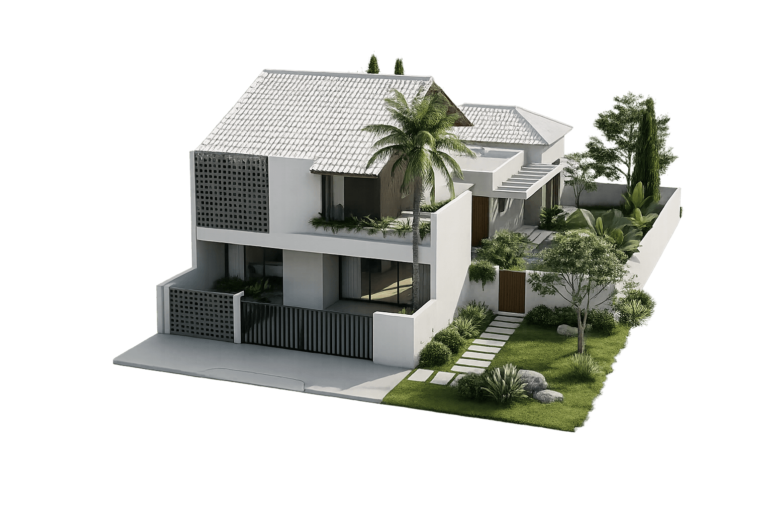 Casa moderna para regularização imobiliária